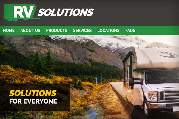 First Website for RV Solutions Announced