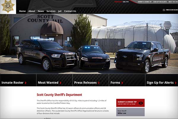 Scott County Sheriff’s Office Launches First Site