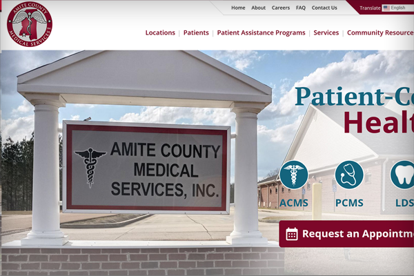 Amite County Medical Launches Website Redo