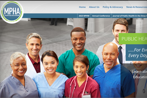 SITE REDESIGN FOR MISSISSIPPI PUBLIC HEALTH ASSOCIATION