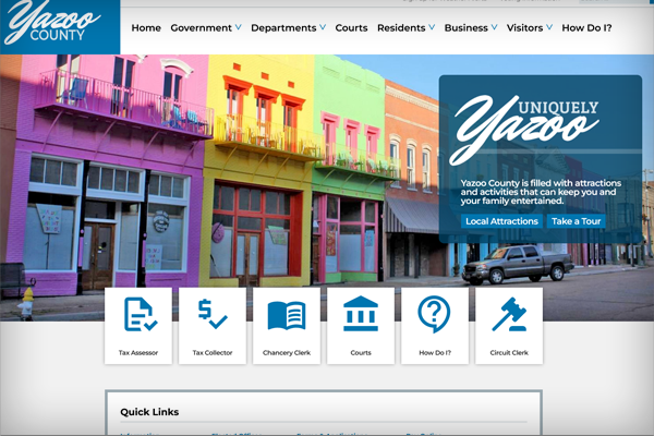 YAZOO COUNTY WEBSITE REDESIGN