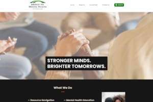 Homepage screenshot of Bridge website
