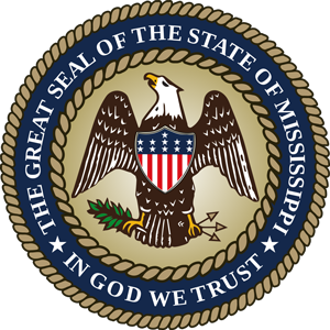 Round state seal for Mississippi