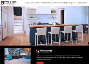 Byrd Cook website homepage