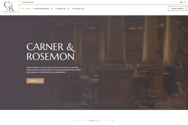 Carner & Rosemon website screenshot