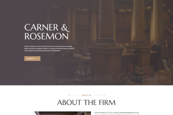 Carner & Rosemon website screenshot
