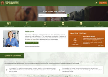 MSLPC homepage screenshot