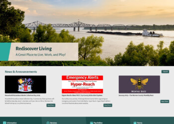 Warren County homepage screenshot
