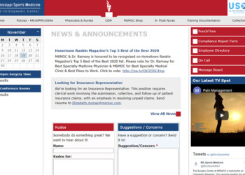 MS Sports Medicine Intranet